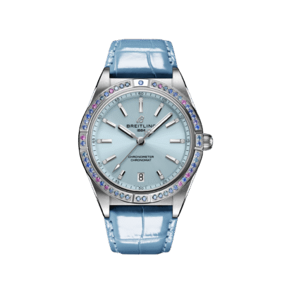 Breitling Chronomat Automatic 36 South Sea, Stainless Steel, 18k White Gold, Diamonds and Gem, Ref# G10380611C1P1, Unworn 2024