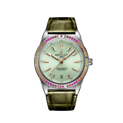 Breitling Chronomat Automatic 36 South Sea, Stainless Steel, Diamonds and Gem, Ref# A10380611L1P1, Unworn 2024