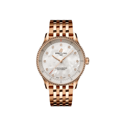 Breitling Navitimer 32, Small-scale traceable 18k Red Gold, Ref# R77320E61A1R1, Unworn 2024