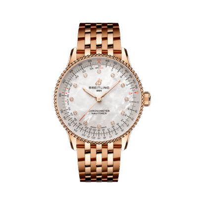 Breitling Navitimer Automatic 36, Small-scale traceable 18k Red Gold, Ref# R17327211A1R1, Unworn 2024