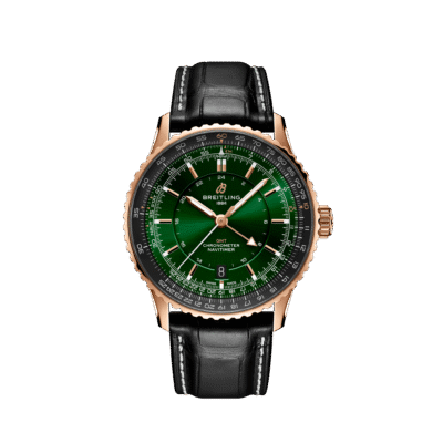 Breitling Navitimer Automatic GMT 41, Small-scale traceable 18k Red Gold, Ref# R32310251L1P1, Unworn 2024