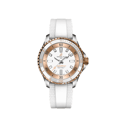 Breitling Superocean Automatic 36, Stainless steel and 18k Red Gold, Ref# U173771A1A1S1, Unworn 2024