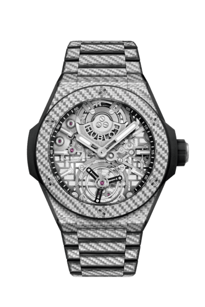 Hublot Big Bang Integrated Tourbillon Full Carbon, 43mm, Carbon Fiber and TexaliumÂ® Upper Layer, Ref# 455.YS.0170.YS