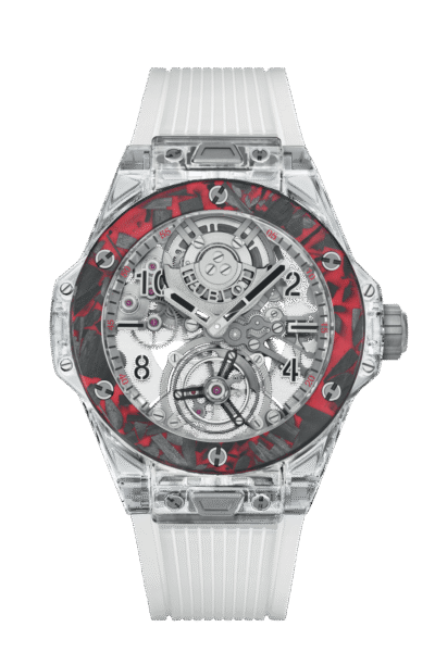 Hublot Big Bang Tourbillon Automatic Sapphire Las Vegas Boutique, 45mm, Ref# 419.JQV.0113.RT.LVB23