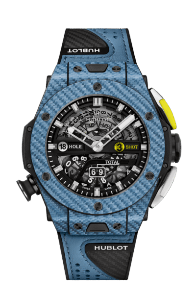 Hublot Big Bang Unico Golf Sky Blue Carbon, 45mm, Ref# 416.YE.1120.VR