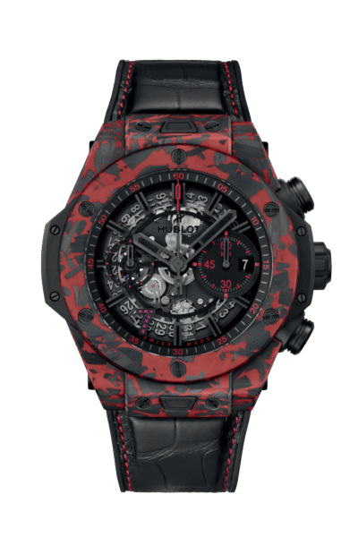Hublot Big Bang Unico Red Carbon Las Vegas Boutique, Matt Red Frosted carbon, 44mm, Limited Edition, Ref# 421.QV.1113.LR.LVB23