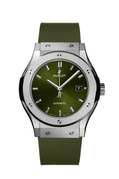 Hublot Classic Fusion Titanium Green Ref# 542.NX.8970.RX