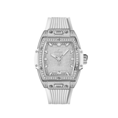 Hublot Spirit of Big Bang TITANIUM WHITE FULL PAVÃ‰ Ref# 662.NE.9000.RW.1604