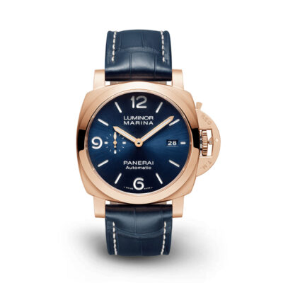 Panerai Luminor Marina Goldtechâ„¢ Sole Blu Ref# PAM01112