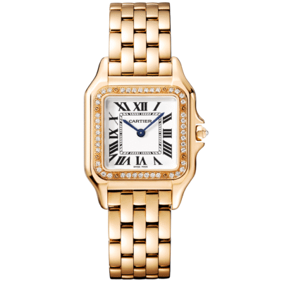 PanthÃ¨re de Cartier Medium 18ct Rose Gold Diamond Set Watch