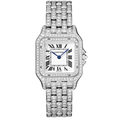 PanthÃ¨re de Cartier Medium 18ct White Gold Full Diamond Set Watch