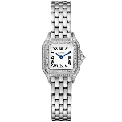 PanthÃ¨re de Cartier Mini 18ct White Gold Diamond Set Watch