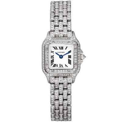 PanthÃ¨re de Cartier Mini 18ct White Gold Full Diamond Set Watch