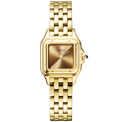 PanthÃ¨re de Cartier Small 18ct Yellow Gold Brown Dial Watch
