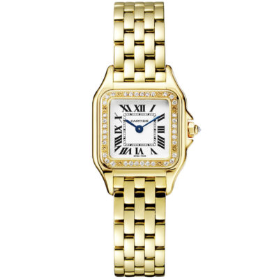PanthÃ¨re de Cartier Small 18ct Yellow Gold Diamond Set Watch