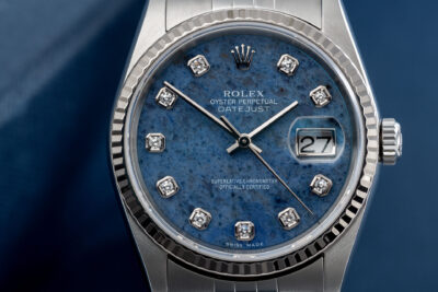 Patek Philippe Aquanaut Blue Dial 18K