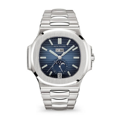 Patek Philippe Nautilus Annual Calendar, Moon Phases Watch, Stainless Steel, 40,5 mm, Ref# 5726/1A-014