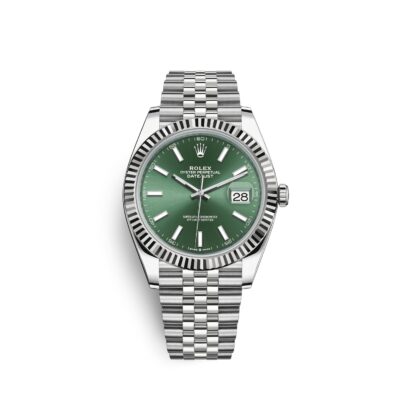 Rolex Datejust 41mm, Oystersteel and 18k White Gold, Ref# 126334-0028
