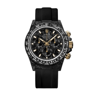 ROLEX Diw Daytona black & gold 40mm oyster carbon