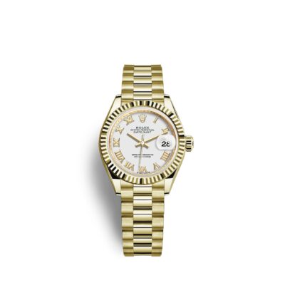 Rolex Lady-Datejust 28, 18k Yellow Gold, Ref# 279178-0029