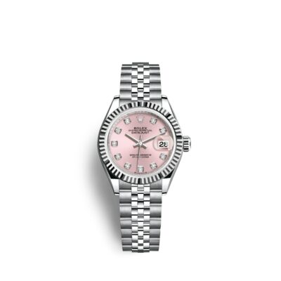 Rolex Lady-Datejust 28, Oystersteel and 18k White Gold, Ref# 279174-0003
