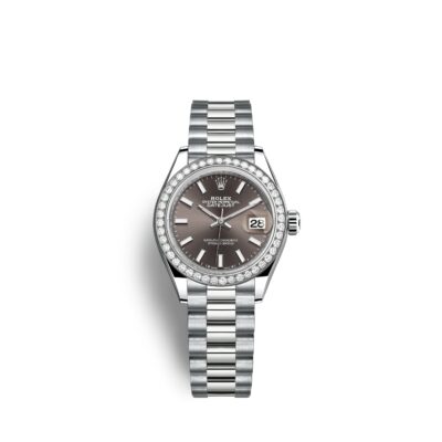 Rolex Lady-Datejust 28mm, 18k White Gold, Ref# 279139rbr-0009