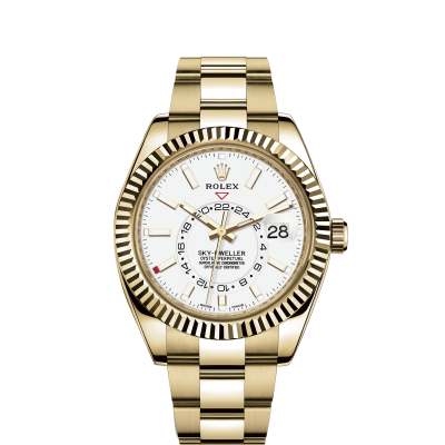 Rolex Sky-Dweller 42mm, 18k Yellow Gold, Ref# 326938-0005