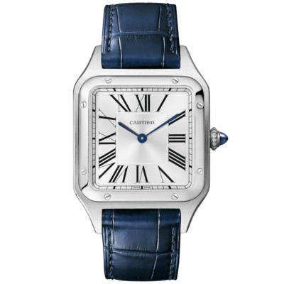 Santos-Dumont Large Steel Strap Watch