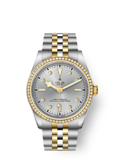 Tudor Black Bay 36 S&G, 316L Stainless Steel, 18k Yellow Gold and Diamonds, Ref# M79653-0006