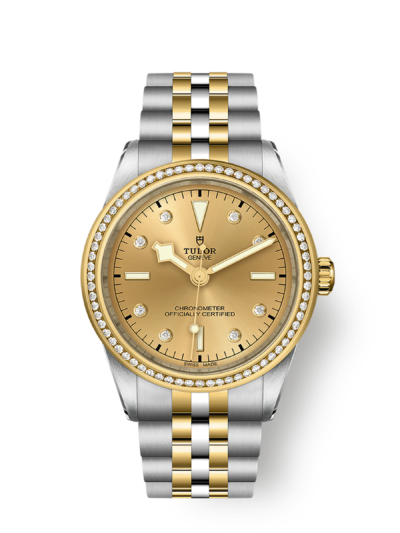 Tudor Black Bay 39 S&G, 316L Stainless Steel, 18k Yellow Gold and Diamonds, Ref# M79673-0007